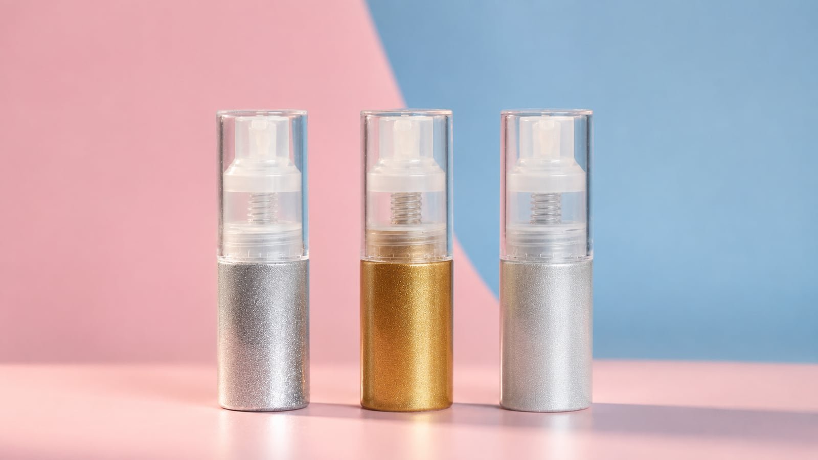Sly Commerce dry metallic edible powders with pump for confectionery decoration in Bulgaria and Europe